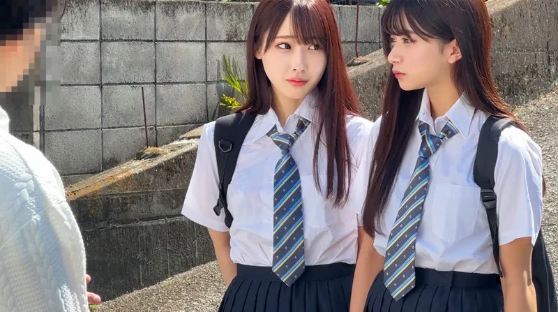 skho196｜みづきちゃん＆かりんちゃん【出演：天然美月、北岡果林】 サンプル画像 1