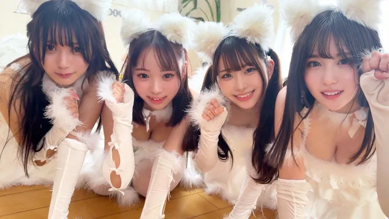 smjh048｜Kちゃん＆Nちゃん＆Fちゃん＆Mちゃん【出演：北岡果林、双葉いろは、渡来ふう、天美めあ】 サンプル画像 1