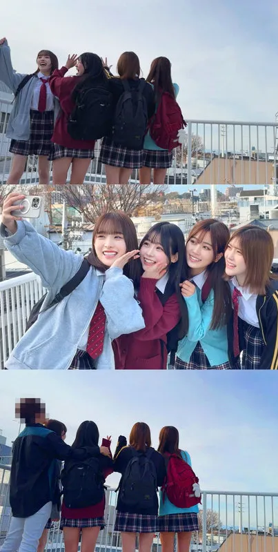 smuw040｜もも＆ひまり＆みなみ＆あかり@裏垢J【出演：白石もも、逢月ひまり、前田美波、皆瀬あかり】 サンプル画像 1